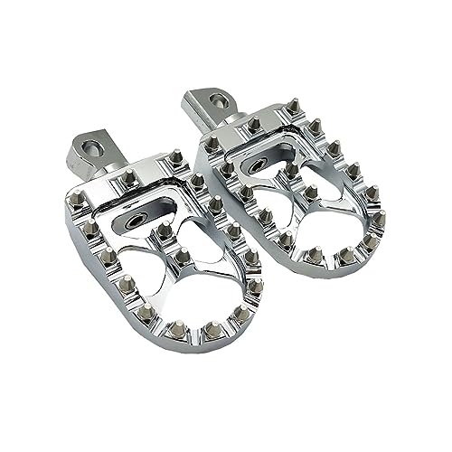 Repose-pieds larges compatible Harley Dyna Sportster Fatboy Iron 883