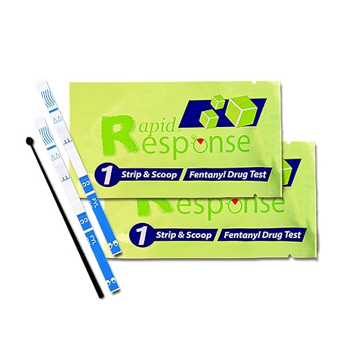 Rapid Response 2.0 Fentanyl Test Strips 2 Pack – #1 Selling Fentanyl Detection Kit – Harm Reduction Tool – Overdose Prevention – Fast & Accurate Drug Testing Kit