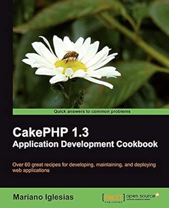 CakePHP 1.3 Application Development Cookbook book cover