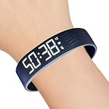 Gestion des tâches quotidiennes : Ce bracelet réveil vibrant aide à suivre les intervalles courts et compte les pas durant la journée, offrant des alertes minutées qui assistent dans l'organisation des activités quotidiennes, que ce soit à la maison, au bureau ou en extérieur.