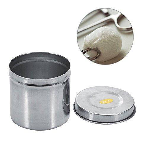 Stainless Steel Cotton Container, Cotton Container Alcohol Box Tool