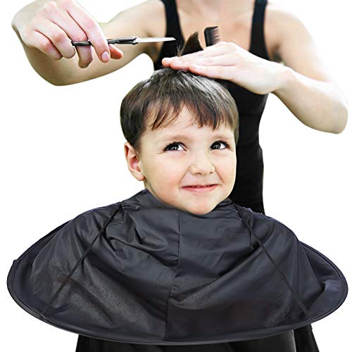 Hair Cutting Cape, Black Barber Haircut Hairdressing Cape - Image 3