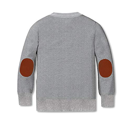 Gioberti Boy's 100% Cotton Light Weight Knitted V-Neck, Long Sleeve Cardigan Sweater2