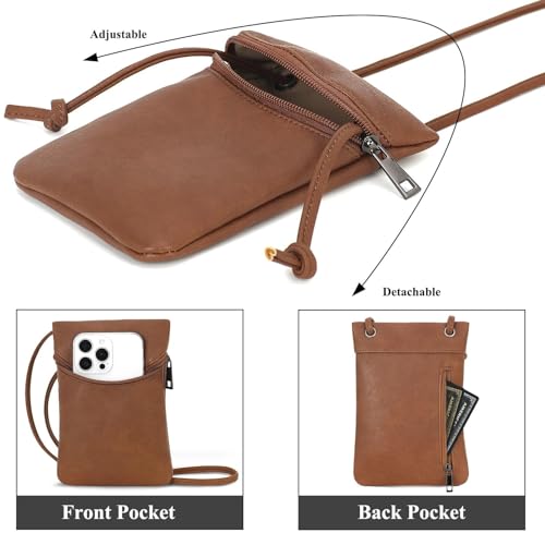 Image of Small Crossbody Women Cell Phone Purse Wallet Bag With Shoulder Strap