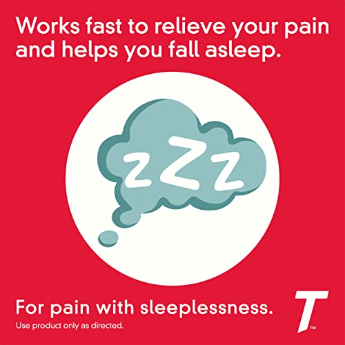 Tylenol Pm Extra Strength Nighttime Pain Reliever & Sleep Aid Caplets, 500 Mg Acetaminophen & 25 Mg Diphenhydramine Hcl, Relief For Nighttime Aches & Pains, Non-Habit Forming, 24 Ct #TOP3
