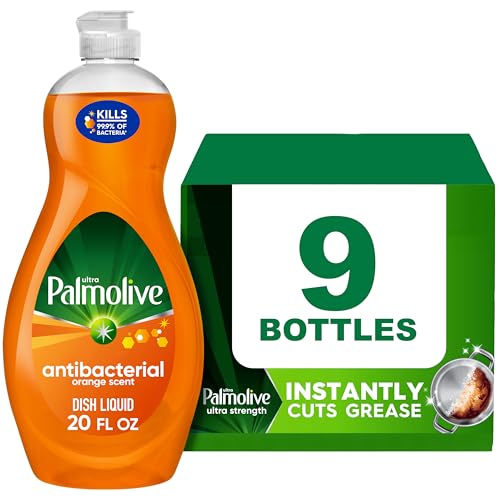 Image of Palmolive Ultra Antibacterial Liquid Dish Soap, 20 Ounce, 9 Pack
