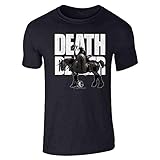 Pop Threads Death Dealer Text Frank Frazetta Art Graphic Tee T-Shirt for Men Black L
