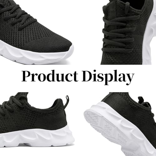 Image of Womens Walking Shoes Slip on Running Tennis Sneakers Non Slip Workout Athletic Gym Sports Breathable Mesh Lightweight Comfortable Fashion Casual Soft Sole