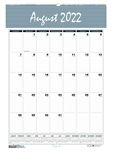 House of Doolittle 2022-2023 Monthly Wall Calendar, Academic, Bar Harbor, 15.5 x 22 Inches, August - July (HOD353-23)