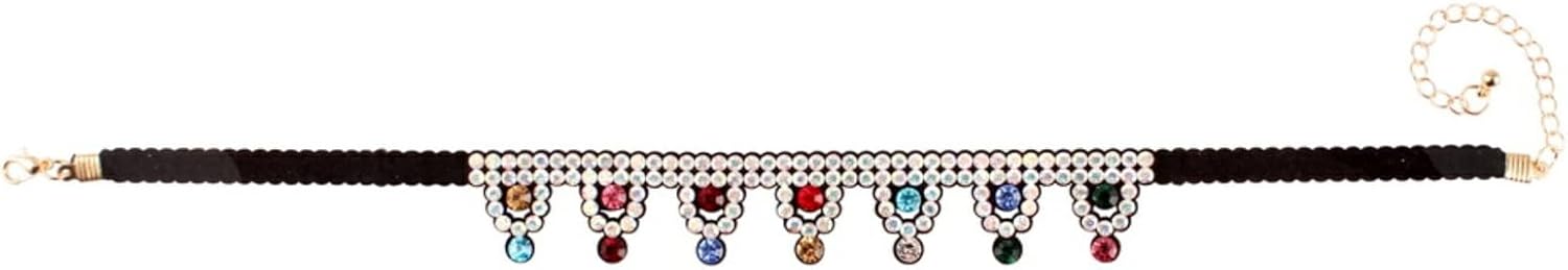 Crystal Rhinestone Collar Choker Necklace for Women Rope Chain Statement Sexy Party Necklaces Jewelry - Image 5