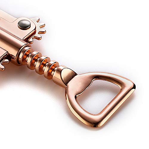 Jxs Simple Wing Corkscrew Gold Wine Opener And Beer Opener, Multifunctional Wine Corkscrew Opener #TOP3