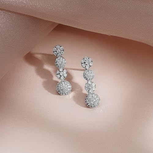 Image of Rubans Necklace Set American Diamond and Zirconia Statement Jewellery Gift for Women & Girls