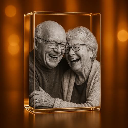 3D Laser Crystal Personalized Etched Engrave Gift Special Rectangle 3