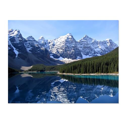 Impression sur toile de paysage Banff pour s'évader au Canada depuis son salon