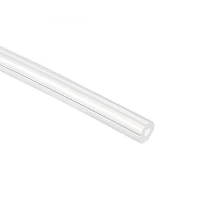 Generic 1M Clear PVC Soft Silicone Single Way Anti-Aging Gasoline Tube Accessories D4x2.5x1000mm