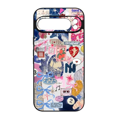 qizjio Collage Trendy Phone Case Shockproof Protective Coquette Aesthetic Phone Cover for Google Pixel 9 Pro