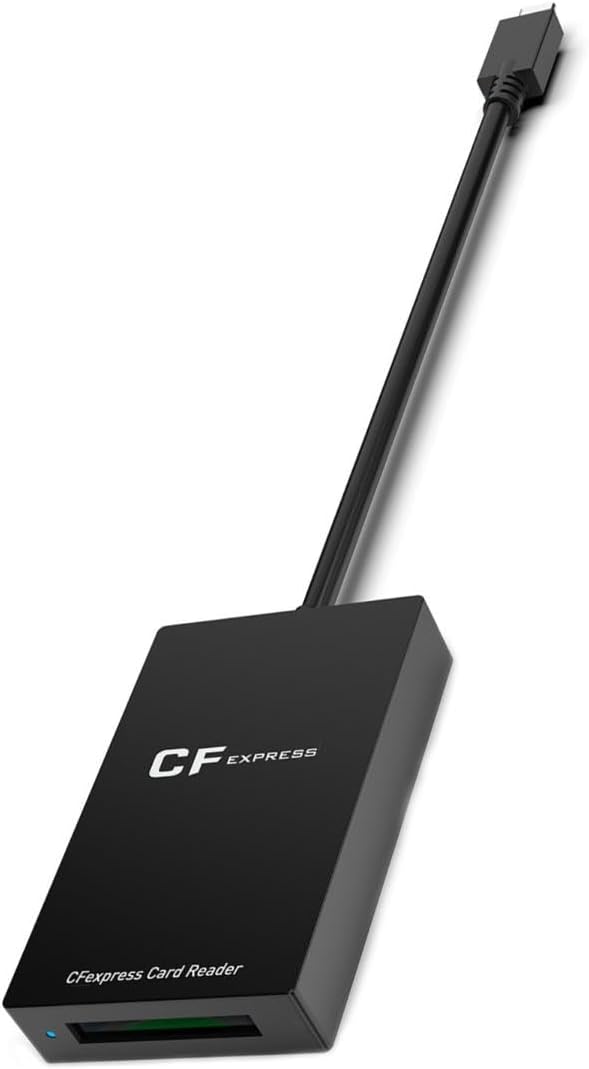 Black CFexpress Type B Reader, 10Gbps Cf Express Type B Card Reader Adapter for Android/Windows
