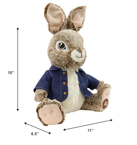Animal Adventure | Peter Rabbit and Flopsy| Collectible 10\" Sitting Plush - Thumbnail 2