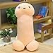 Kawaii Felpa pene Juguetes de Peluche Sexy Suave Relleno Divertido cojín pene Juguete de Felpa Almohada simulación muñecas Encantadoras Regalo para Novia