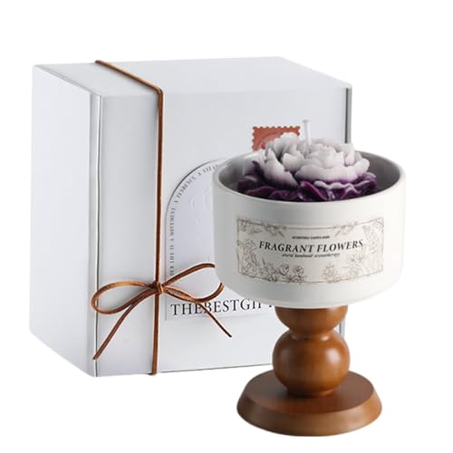 Bougie parfumée au camélia pour créer une ambiance cocooning au salon