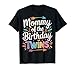Birthday Twins Mommy Twin Mom Celebration Party Mother T-Shirt