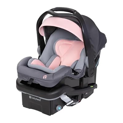 Baby Trend Secure-Lift Infant Car Seat, Madrid Pink – Compact Lightweight Carrier, Infant Comfort Cushioning, Adjustable Harness Fit