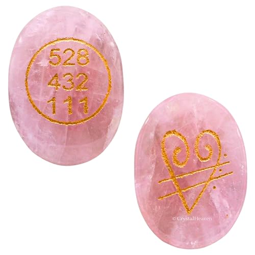 Image of Certified Rose Quartz Zibu Symbols Crystal For Love Switch