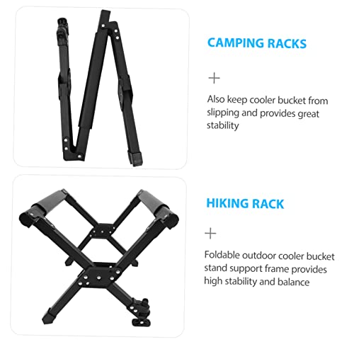 Rack de stockage de camping pour stabiliser votre seau de glace