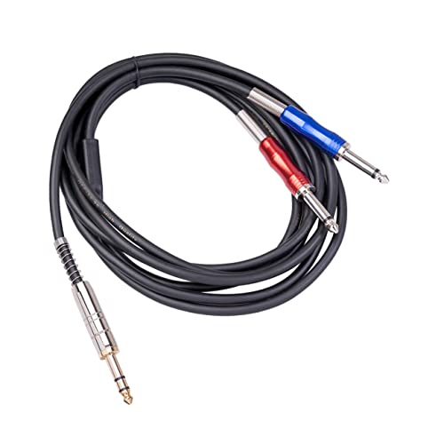 Câble audio stéréo double mono avec connecteur durable et robuste