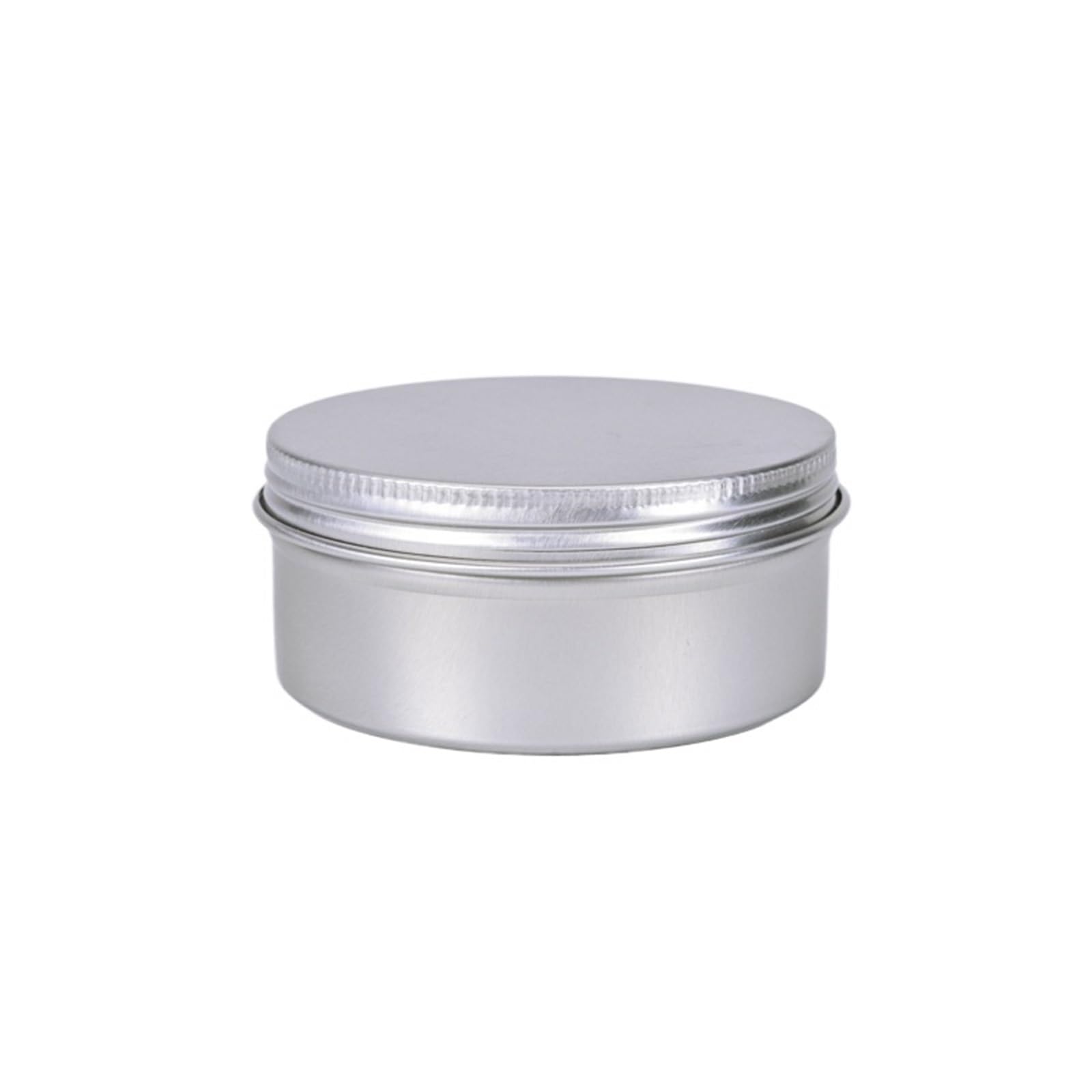 LuoAXINN Metal Tins with Lids 20/50/100pcs 5-250ML Aluminum Jars Lip Balm Cans 60ML Tea Storage Pots Makeup Travel Container Refillable Bottles Tins(60ml,100pcs)