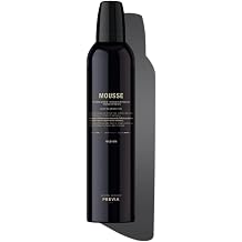 PREVIA Mousse for Frizz Control Medium Hold Styling Foam Adds Volume and Softness Tames Flyaways Defines Curls Flexible Hair Natural Vegan Eco-Friendly Formula 10.14 oz Tube