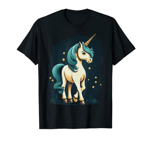 Image of Cute Unicorn Kawaii Fantasy Anime Unicorn T-Shirt