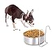 JSGHGDF Stainless Steel Hanging Pet Bowls for Dogs & Cats Cage and Feeder Dish for Food and Water Multi Sizes