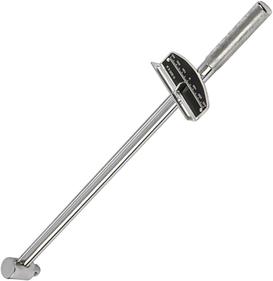 Alipis 1/2 Inch Pointer Torque Wrench Auto Repair Spanner with Socket Set Accurate Torque Tool for Vehicle Maintenance