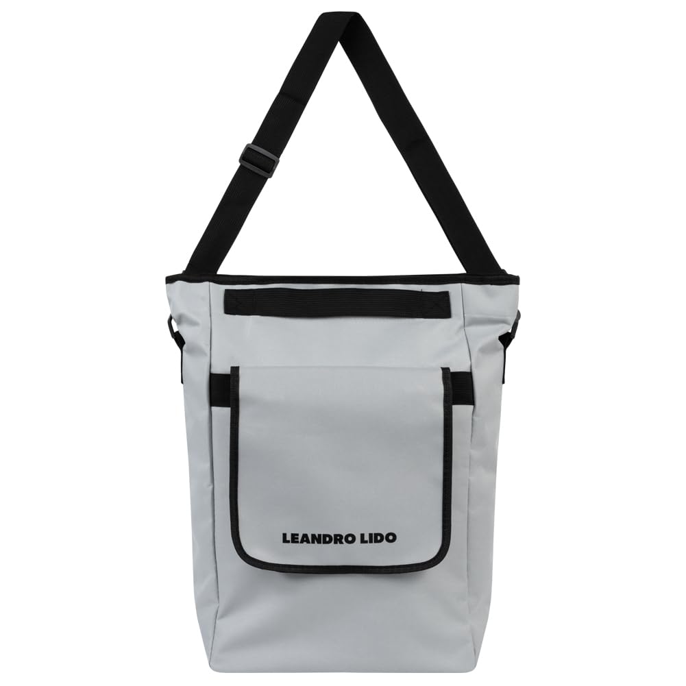 Leandro Lido Rapallo Radsport Fahrrad Tasche 20 L Gepäcktasche 48 x 30 x 15 Hinterradtasche Gepäckträger (Grau) Sport & Freizeit