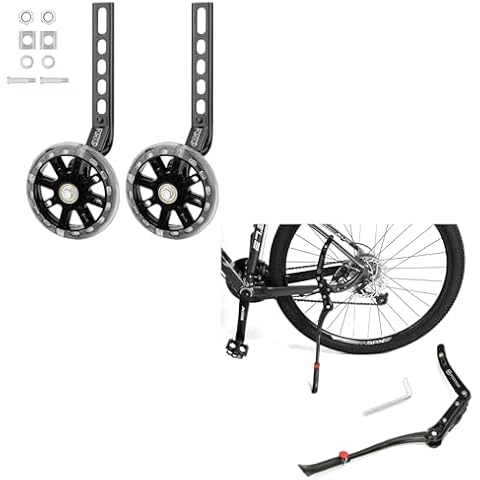 FORTOP Bike Training Wheels and Bike Kickstand Discount Combination Cover