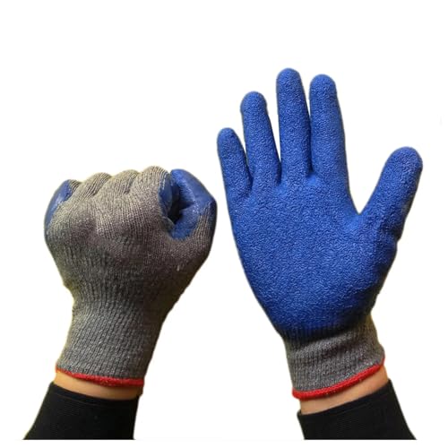 Guantes anticortes de algodón para trabajo industrial y construcción 4