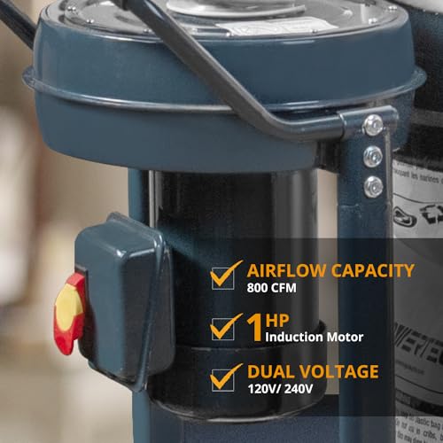 POWERTEC 1 HP Dust Collector 800 CFM