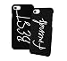 Produktbild Hand Drawn Best Friends Black Beziehung Relationship Freundin Girlfriend Liebe BFF BAE Best Friends Love Schutzhülle aus Hartplastik Phone Case Handy Hülle Für iPhone 6 6s 7 7plus 8 X