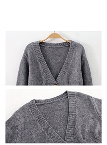 Short Slim Sweater Women Autumn Spring Single-Breasted Knitted Cardigan Small Outerwear3