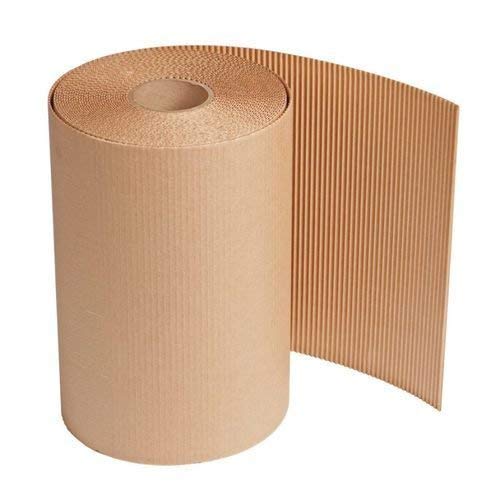 NAVMAV Corrugated Paper Roll Brown Paper for Packing and Crafting Roll