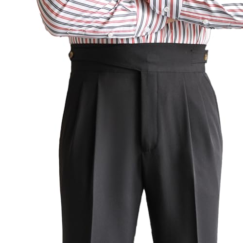Men's Modern Fit Dress Pant England Style Long Pants Casual Business Pants for Men