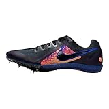 Unisex Zoom Rival Sprint (600 - Hyper Pink/Black/Laser Orange), Dark Obsidian/Orange Pulse/Indigo Burst/Black, 8.5