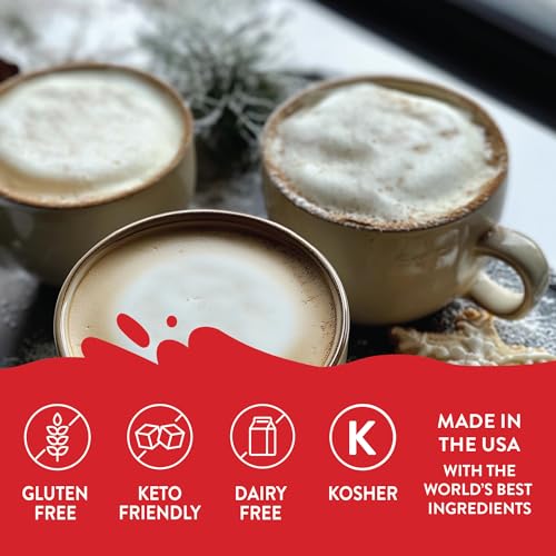 Image of Jordan's Skinny Mixes Sugar Free Coffee Syrup, Holiday Trio Coffee Flavoring Syrup, Zero Calorie Drink Mix for Lattes, Baking, Protein Shake, Dairy & Gluten Free, Kosher, 12.7 Fl Oz, 3 Pack