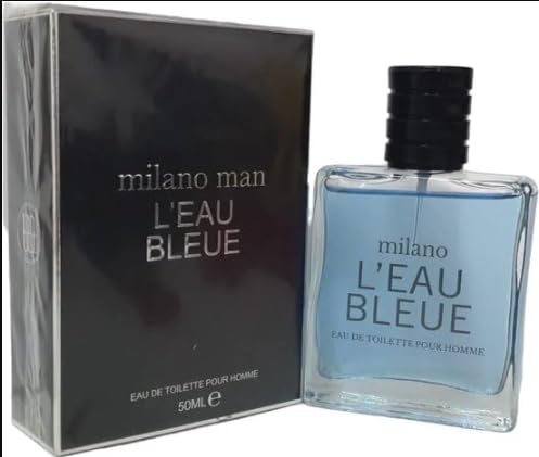 Image of Milano Man Eau de Toilette 50ml – Premium Men's Fragrance Perfume | Long-Lasting Scent | Gift for Him (L'EAU BLUE)