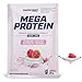 Produktbild Energybody® Mega Protein Pulver Probierpaket Himbeere-Joghurt - 1x25g - Mehrkomponenten Protein mit Casein Whey Mix als Eiweiss Protein Pulver/Proteinpulver Probierpackung