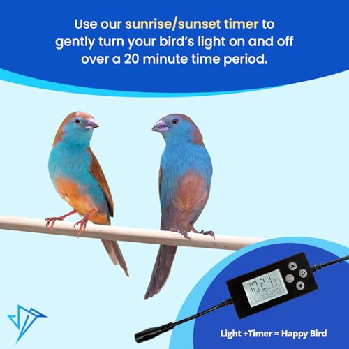 M&M Cage Company LED-03-10-A Bird Cage Light - Full Spectrum Led Pet Light thumb #6