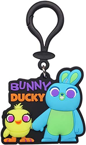 Disney Toy Story Bunny & Ducky Soft Touch PVC ID Tag Bag Clip