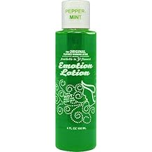 زيت تدليك الاحترار المنكه الأصلي PEPPERMINT من Emotion Lotion 4oz بواسطة Emotion Lotion