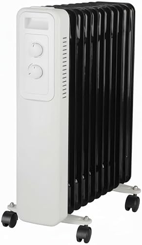 BRICOZONE Radiatore A Olio 2500W Con Tredici Elementi Termici Tre